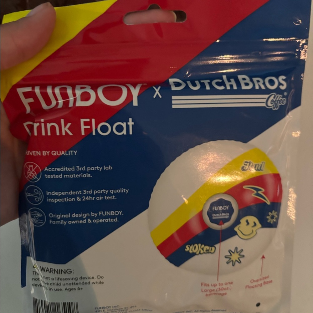 Dutch Bros x Funboy drink floaty - Picture 2 of 3